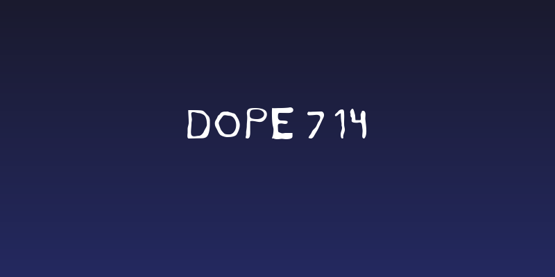 dope 714 Social Header