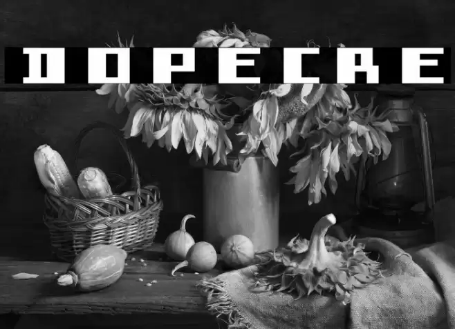 dopecre Font examples