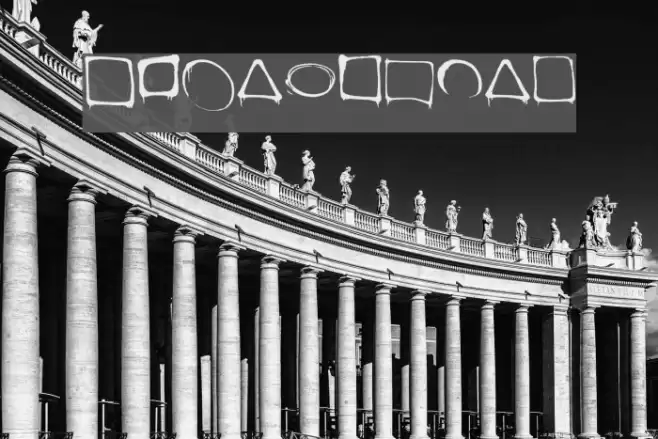 dopeframes Font examples