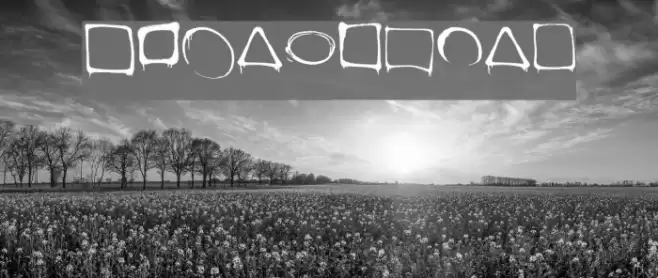 dopeframes Font examples