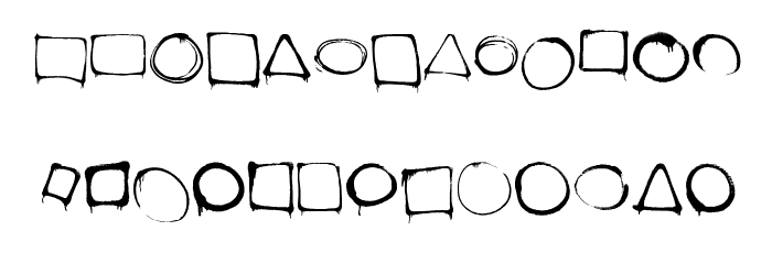 dopeframes Font LOWERCASE