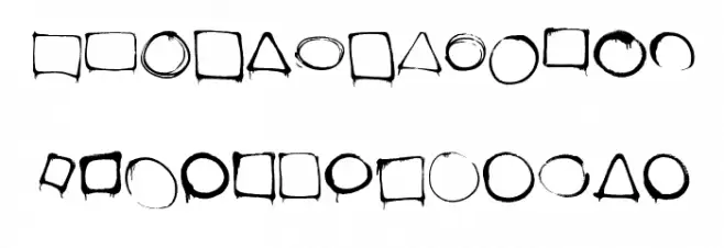 dopeframes फ़ॉन्ट लोअरकेस