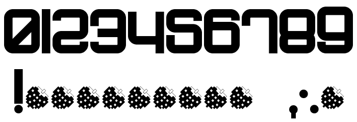 dopenakedfoul phat Font OTHER CHARS