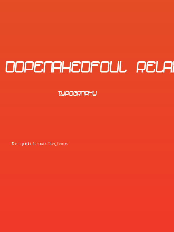 dopenakedfoul relaxed Poster