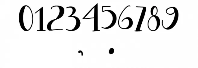 doradore-Regular Font OTHER CHARS