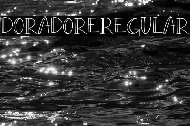 doradore-Regular Font examples