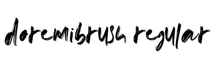 doremibrush-Regular  baixar fontes gratis