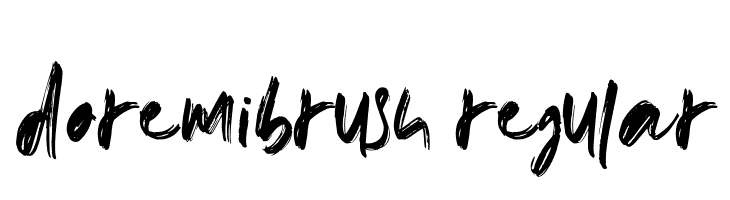 doremibrush-Regular  नि: शुल्क फ़ॉन्ट्स डाउनलोड