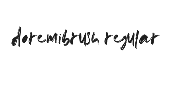 doremibrush-Regular Logo