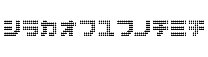 dot6282kana  Frei Schriftart Herunterladen