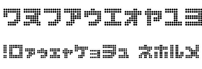 dot6282kana Font OTHER CHARS
