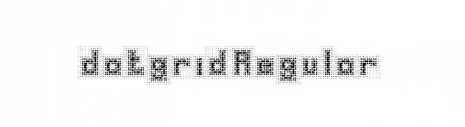 dotgrid Regular  नि: शुल्क फ़ॉन्ट्स डाउनलोड