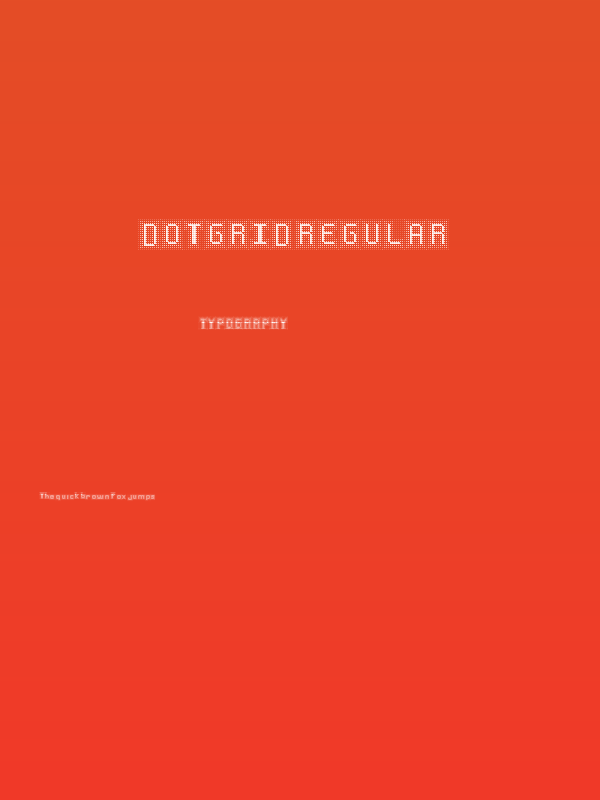 dotgrid Regular Poster