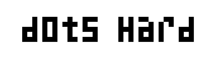 dots Hard  Free Fonts Download