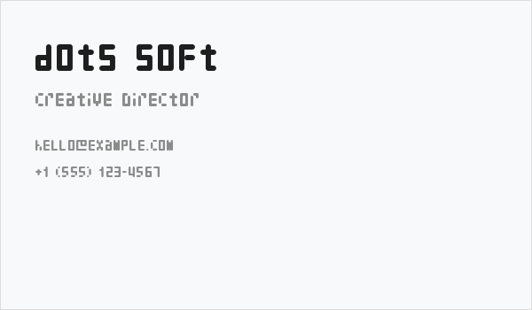 dots Soft Business Card