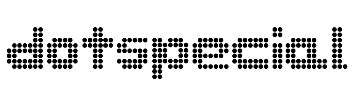 dotspecial  Скачать бесплатные шрифты