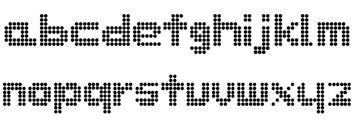 dotspecial Font LOWERCASE
