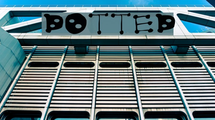 dotted Font examples
