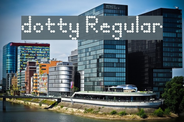 dotty Regular Font examples