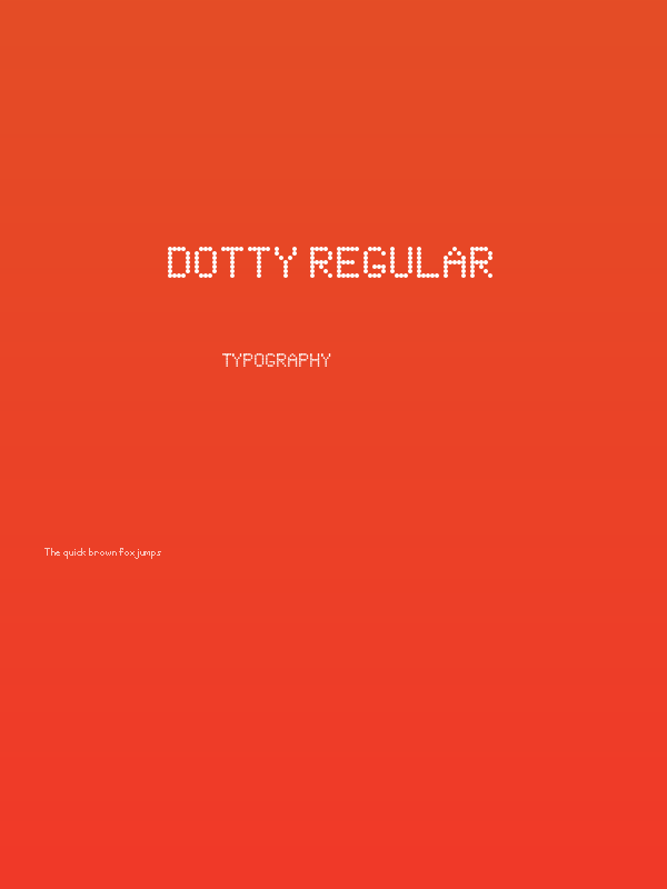 dotty Regular Poster