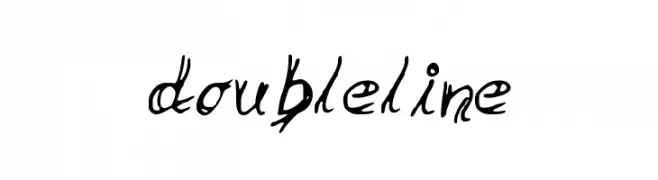 double_line  Frei Schriftart Herunterladen