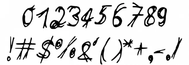 double_line Font OTHER CHARS