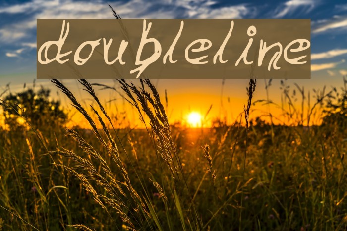 double_line Font - FFonts.net