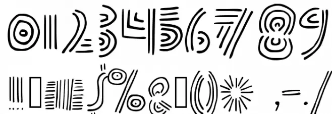 doublespeak Font OTHER CHARS