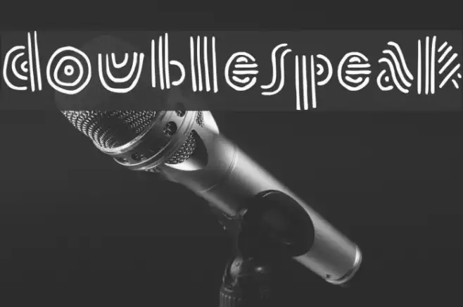doublespeak Font examples