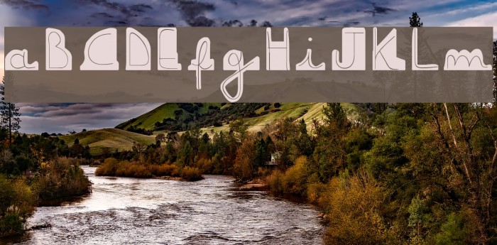 downdownboy Font examples