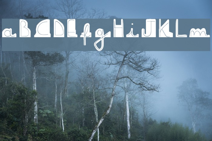 downdownboy Font examples