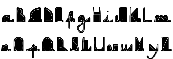 downdownboy Font LOWERCASE