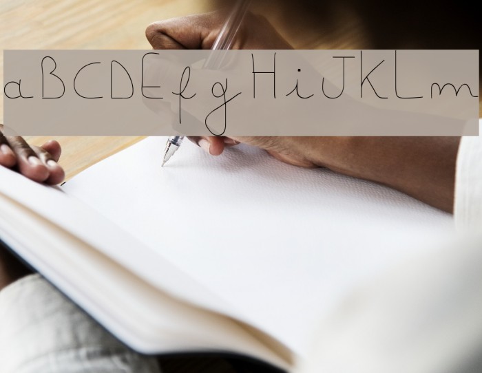 downligthboy Font examples