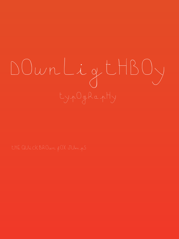 downligthboy Poster