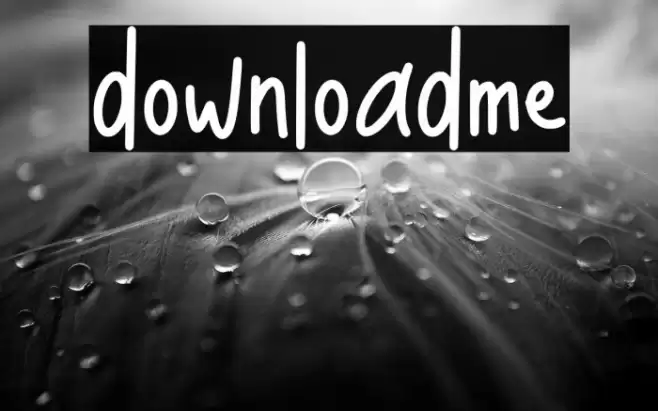 downloadme Font examples