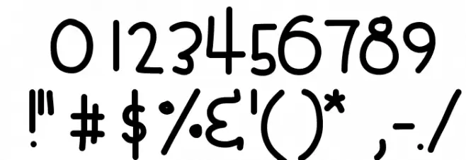 DPBloated Font OTHER CHARS