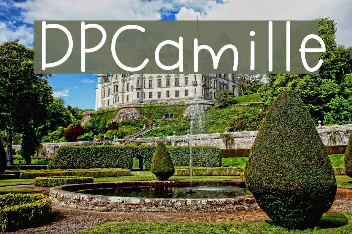 DPCamille Font examples