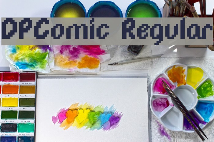 DPComic Regular Font examples