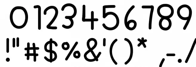 DPCutie Font OTHER CHARS