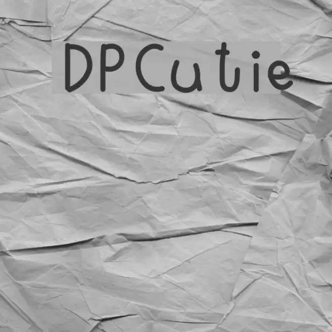 DPCutie Font examples