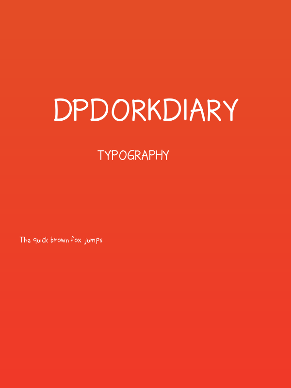 DPDorkDiary Poster