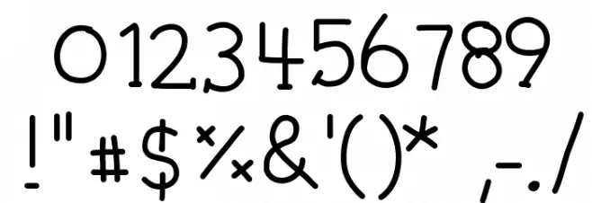 DPElionora Font OTHER CHARS