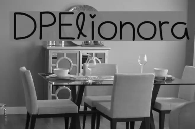 DPElionora Font examples