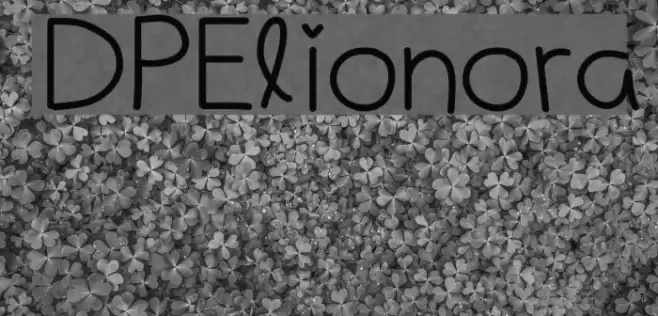 DPElionora Font examples