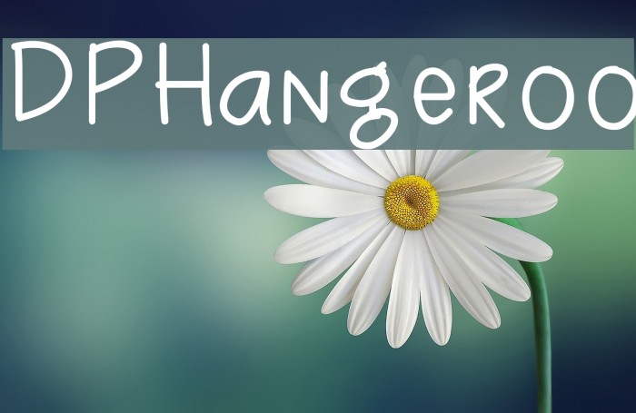 DPHangeroo Font examples