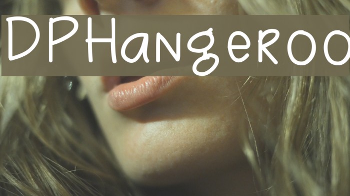 DPHangeroo Font examples