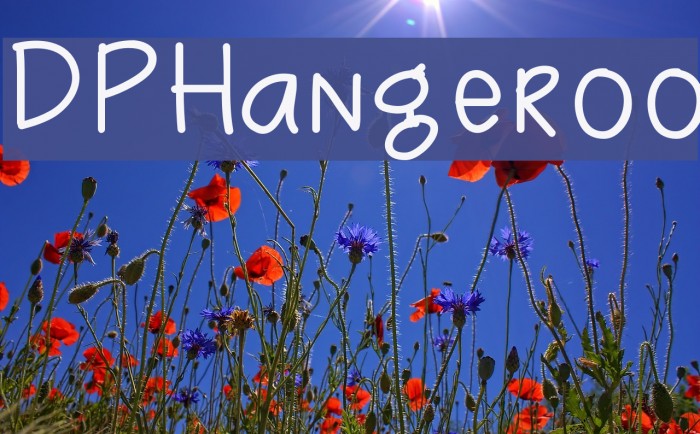 DPHangeroo Font examples