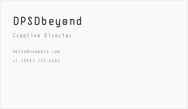 DPSDbeyond Business Card