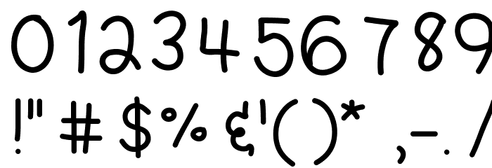 DPSora Font OTHER CHARS