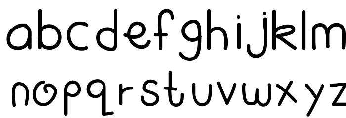 DPSora Font LOWERCASE